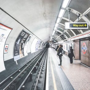 A London subway station