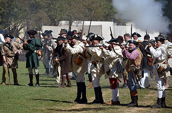 savoy_MusketFireFestifall Festifall reenactors