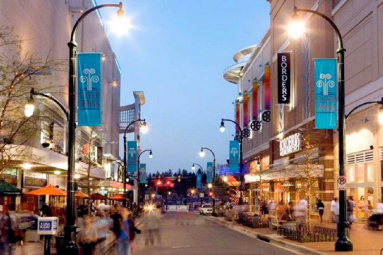 View down Ellsworth Drive