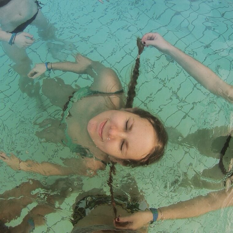 Floating in Budapest's baths