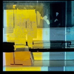 ARTerrain: An Architecture of Paper + Tape: Collages on Glass by Stuart Shills