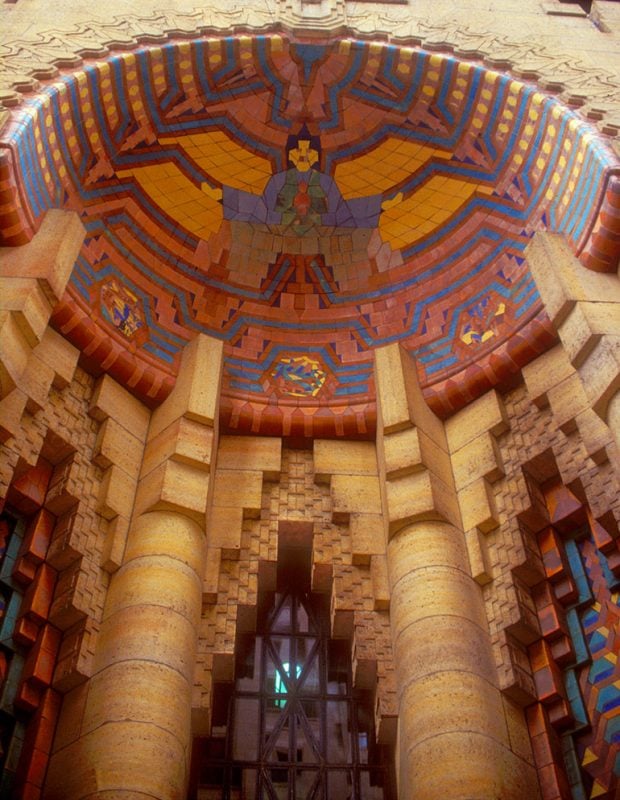 Detail of the Guardian Building in downtown Detroit