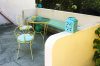 Patio with table and chairs