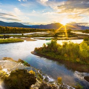 Sunrise over the Snake River