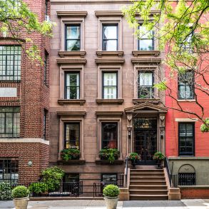 Rowhouses in Brooklyn, NYC