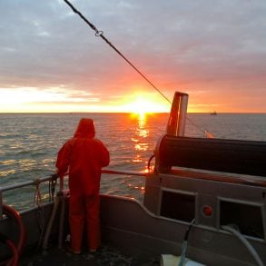 Fisherman on deck