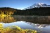 Mount Ranier and the reflection of Mount Ranier