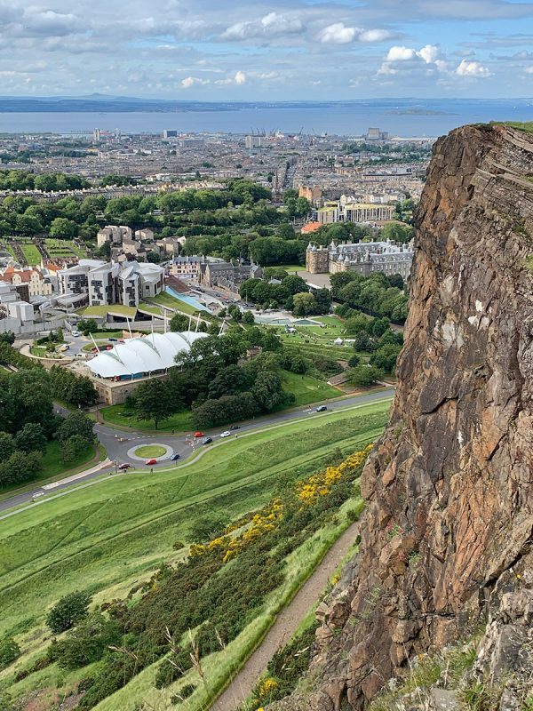 View of Edinburgh from Salisbury Crags