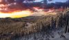 Mount Hood winter sunrise