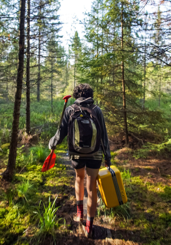 Roger Ort in the forest