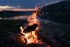 Beach fire