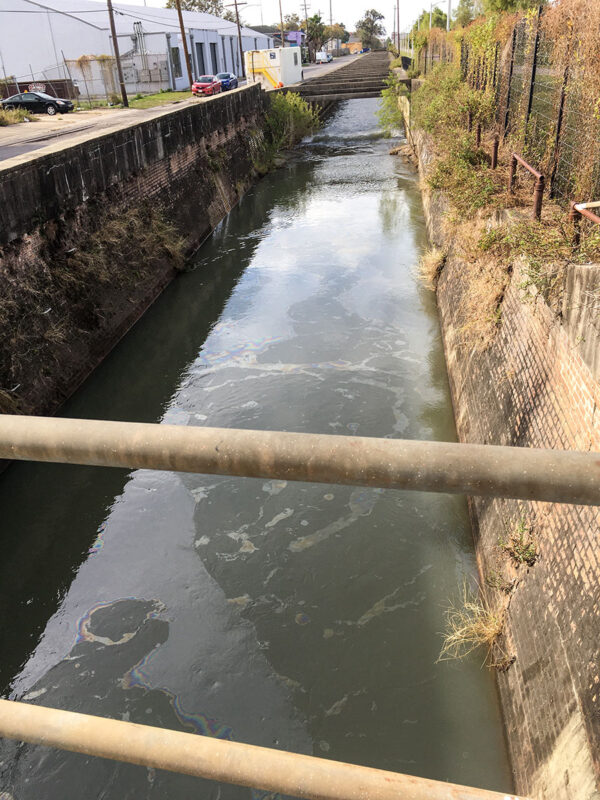 Old Basin Canal after Hurricane Zeta