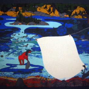 Potty Training, Dixon Island, Lake Superior, by Lois Beardslee
