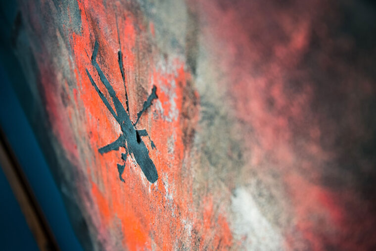 Painting with helicopter