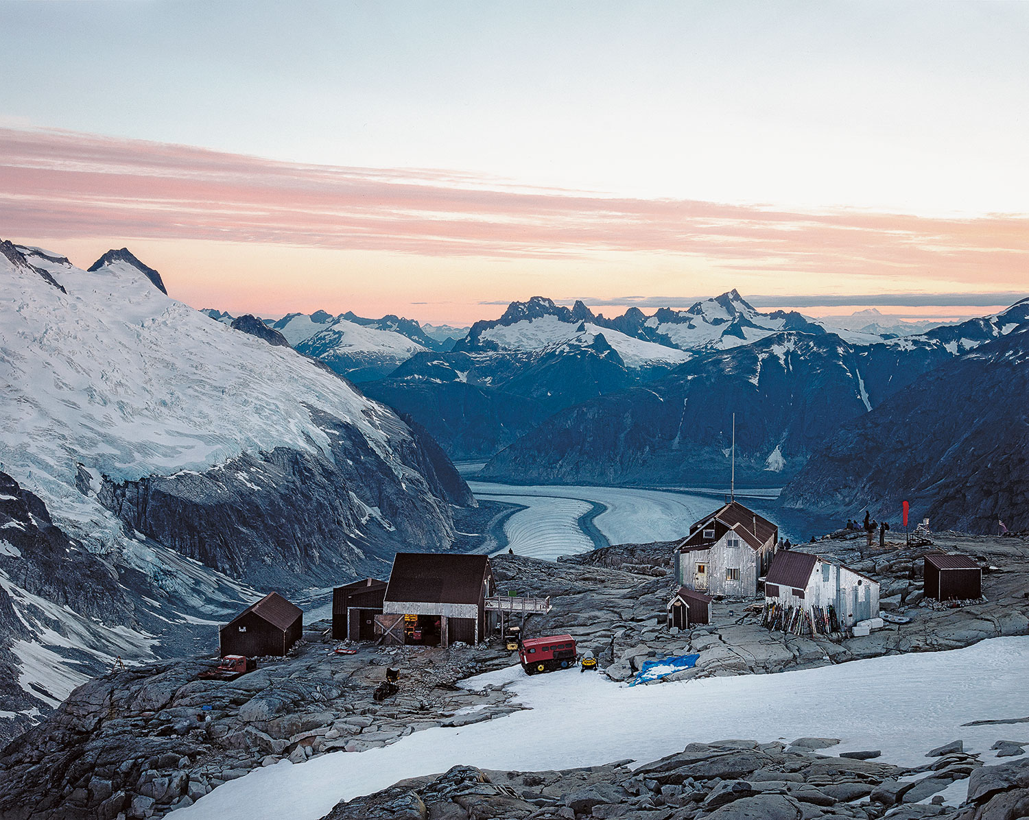 Above the Gilkey Trench, Camp 18, Juneau Icefield, Alaska