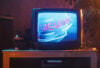 Breaking news on old TV