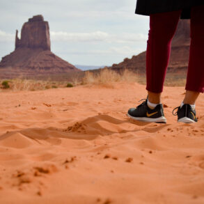 Monumental Valley and legs
