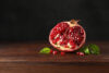 Sliced pomegranate