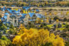 Aerial autumn view of South Main