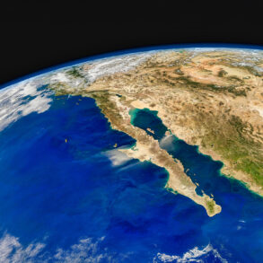 Baja from space