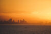 Sunrise over Manila Bay and Metro Manila