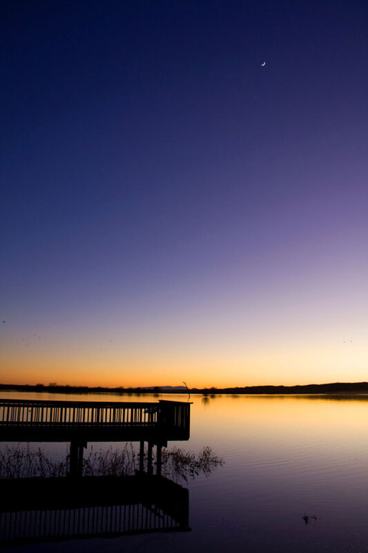 Observation deck at Bosque del Apache