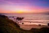 Southern California beach at sunset